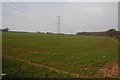 SO9072 : Pylons and farmland near Woodcote Green by Philip Halling