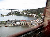 NT1380 : North Queensferry viewed from a train on the Forth Rail bridge by Nick W