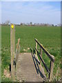 Footpath across field