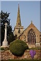 SO8973 : Chaddesley Corbett church and War Memorial by Philip Halling