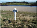 Bend on River Tay, with Fishings sign.