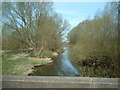 Northward River Blythe from the B4114 road bridge