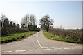 Junction with country lane