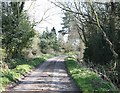 Lane leading to Shawbroom