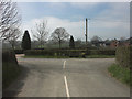 Junction of Banks Lane with Hollins Lane