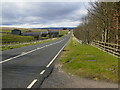 The A68 road (Dere Street) looking towards Dargues