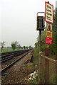 Railway warning signs