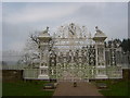 Ornate gates, Chirk Castle