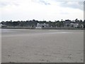 O2030 : View across tidal sands towards Booterstown station by Doug Lee