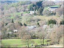 SH7557 : Glyn Farm and the Capel Curig Training Camp from the south by Eric Jones