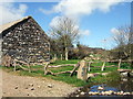 Trehilyn barn and stream