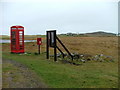 Telephone Box, Post Box and Notice Board