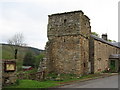NY7853 : Pele Tower, Ninebanks by Mike Quinn