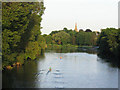 The Taff at Llandaff Weir