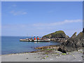 SS1443 : The landing stage, Lundy island by Christopher R Ware