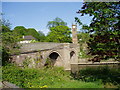 St Saviour tower and footbridge over River Irwell, Stoneclough