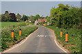 Entering Sparsholt village on Woodman Lane