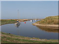 Yachts moored in the River Alt