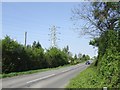 Pylons crossing the Bridgnorth road