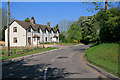 Westley Lane, Sparsholt, with Garston Cottage at left