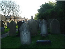 SD4232 : Old Kirkham graveyard by Martin Evans