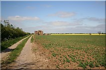 TF0276 : Farm track off Nettleham Road by Richard Croft