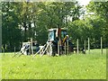 Pile Driving Wooden Fence Posts