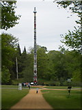 SU9869 : Totem Pole, Virginia Water by Ray Stanton