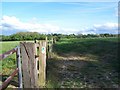 The Test Way crossing fields near Awbridge