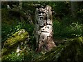 NN8349 : Carved tree stump by Adam Brooks