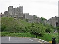 The Northern side of Dover Castle