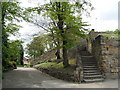 Steps to the Gatehouse.