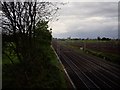 Railway line to Crewe