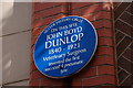 J3473 : Dunlop plaque, May Street, Belfast by Albert Bridge