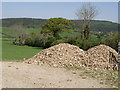 Piles of limestone