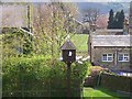 Dovecote in garden close to footpath and Embsay car park