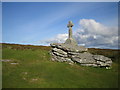SX6873 : Dartmoor: Cave-Penney Memorial Cross by Nigel Cox