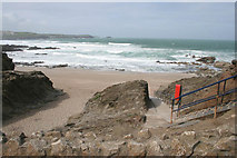 SW8062 : Little Fistral Beach by Kate Jewell