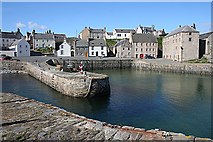 NJ5866 : Portsoy Old Harbour by Anne Burgess
