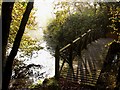 Bridge to island, Craichlaw Loch