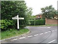 Junction of Golding Lane with Hammerpond Road