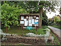 Thenford village notice board