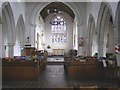 The interior of the Church of St Andrew, Orwell