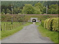 Small tunnel under the railroad tracks in Beattock