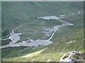 NM8653 : Breached Reservoir, Glen Galmadale by Tony Kinghorn