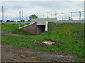 The new footpath bridge