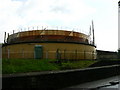 Industrial works next to River Irwell