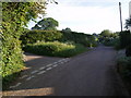 SY2695 : Lane junction, Whitford by Derek Harper
