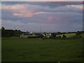 Across the field to Kirkton from North Polton Road