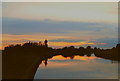 Sunset over the Stainforth and Keadby Canal